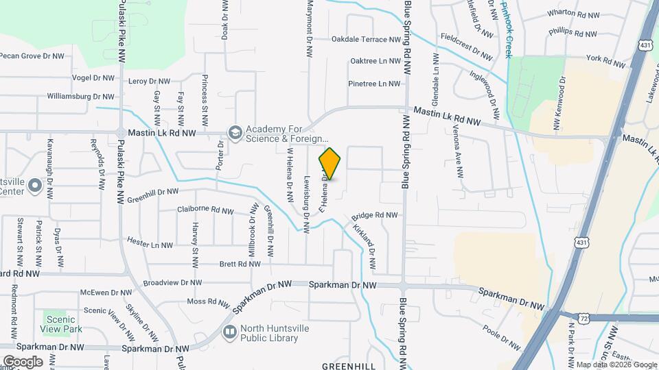 3318 E Helena Dr NW Map and Location Details