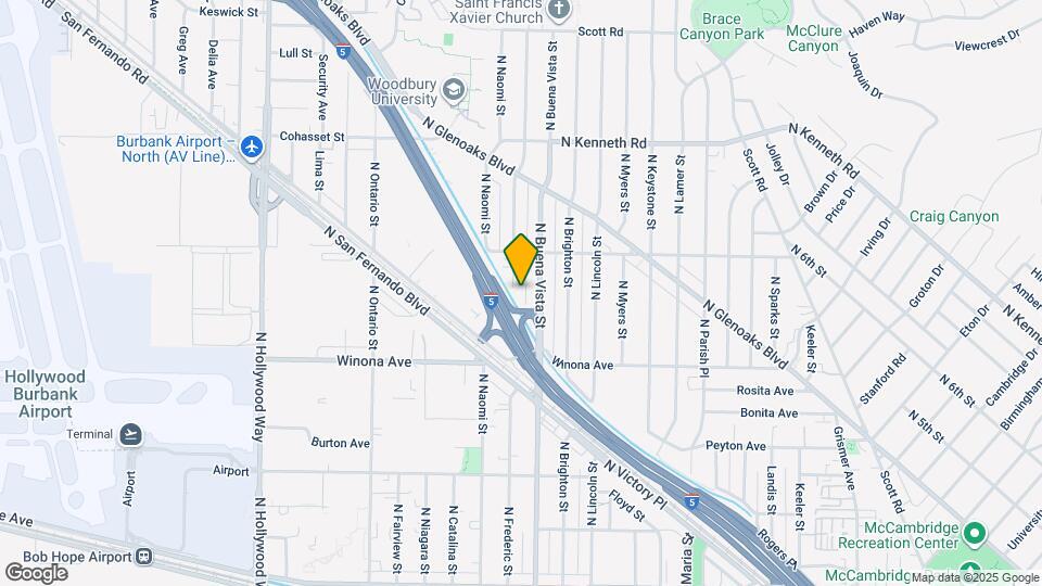 2632 N Frederic St, Unit Front Unit Map and Location Details