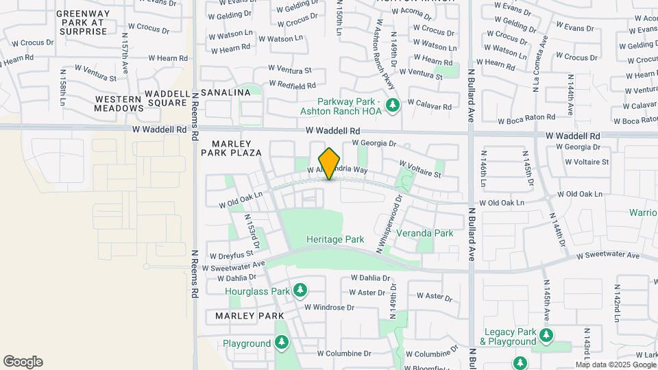 13441 N 151st Dr Map and Location Details