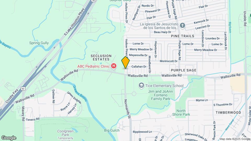 5613 Hollow Pines Dr Map and Location Details