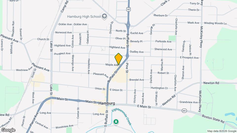 184 Buffalo St, Unit 184 UPPER Mapa y Detalles de la Ubicación