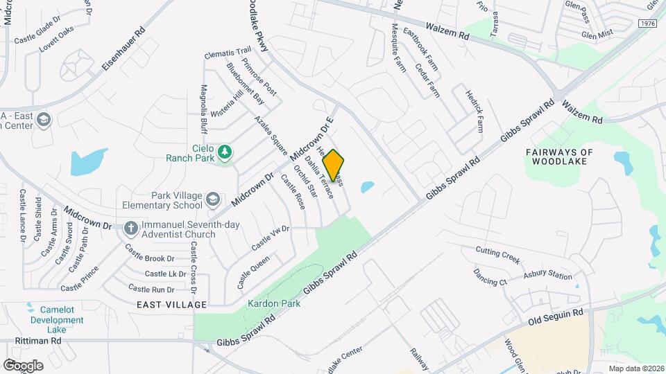 4842 Dahlia Terrace Mapa y Detalles de la Ubicación