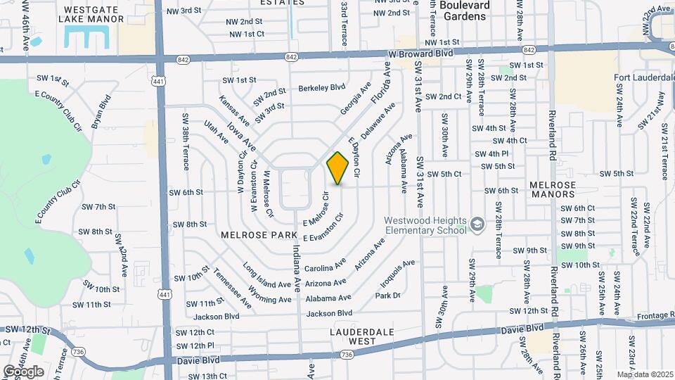 601 E Evanston Cir Map and Location Details