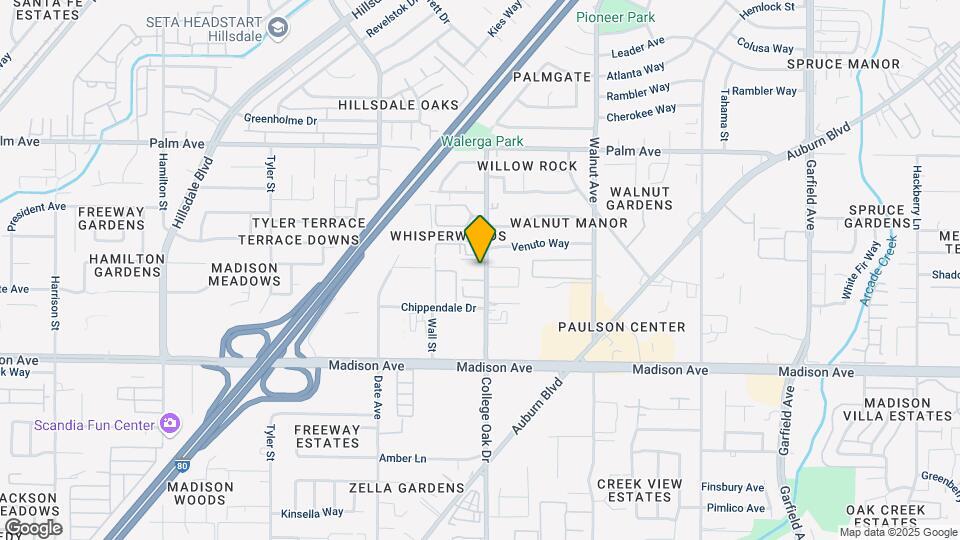 Pacific Oaks Apartments Map and Location Details
