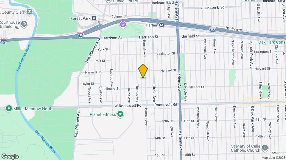 1025 Hannah Ave Mapa y Detalles de la Ubicación