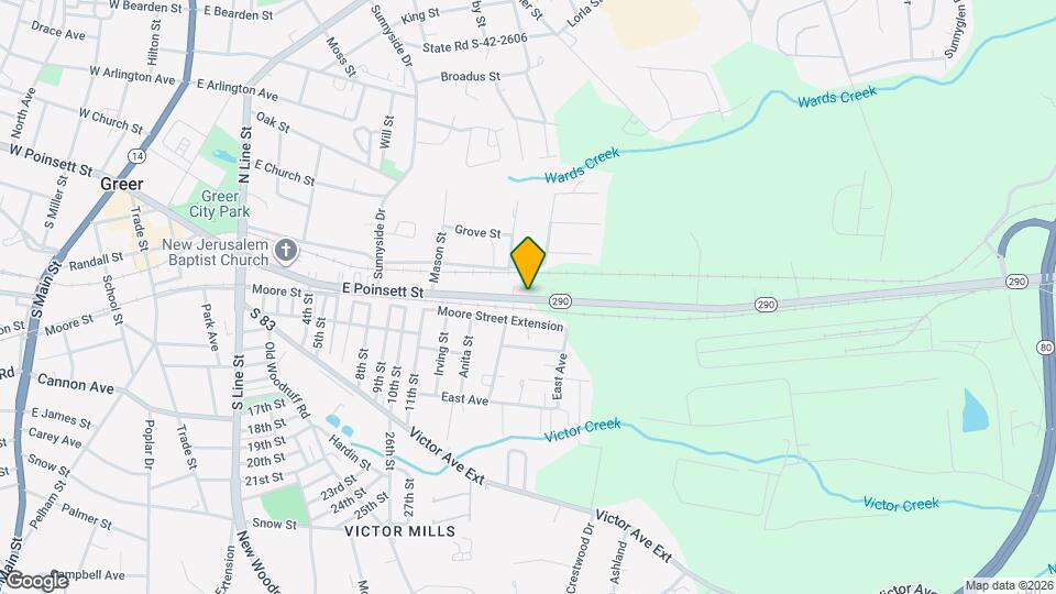 801 E Poinsett St Map and Location Details