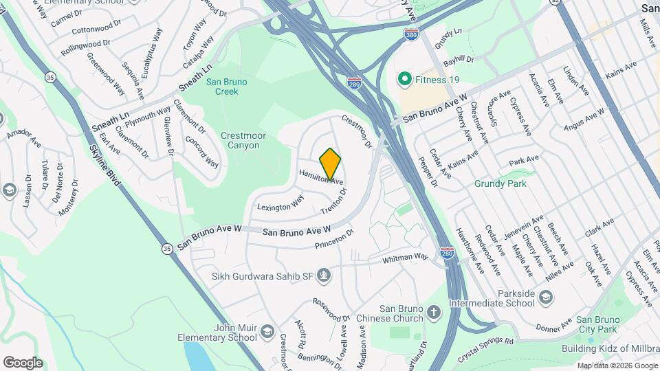 2219 Hamilton Ave Mapa y Detalles de la Ubicación