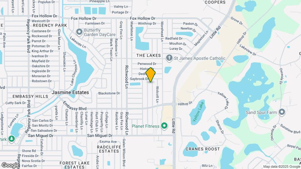 9415 Barrington Ln Map and Location Details