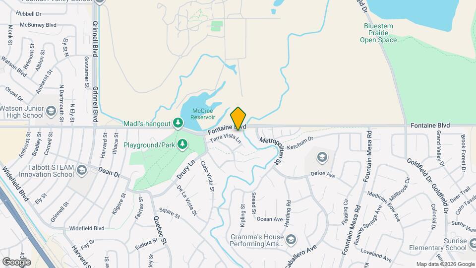 1510 Terra Vista Ln Map and Location Details
