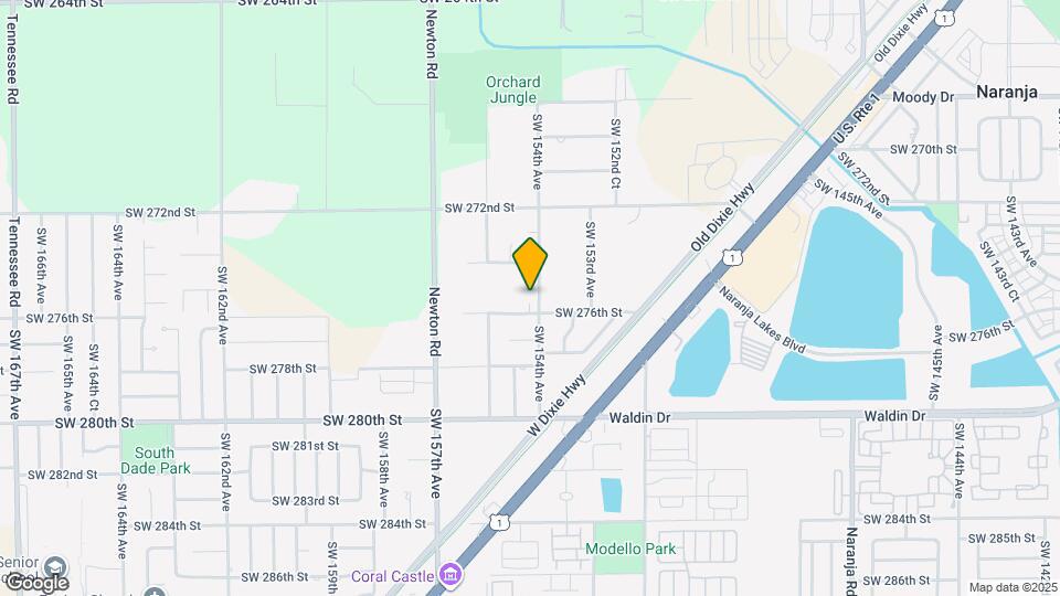 15531 SW 276th St Map and Location Details