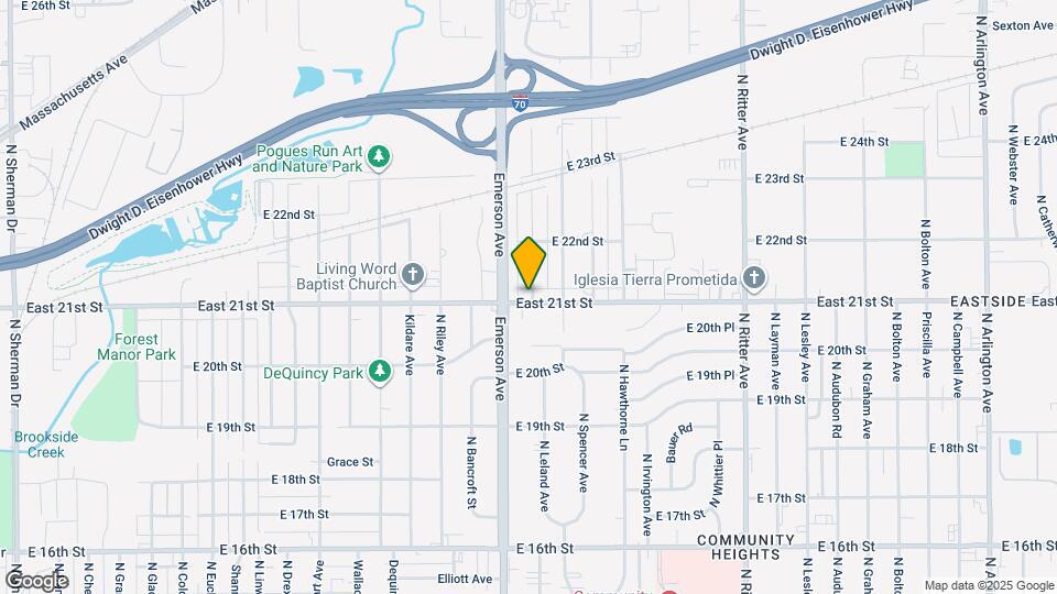 5130 East 21st St Map and Location Details