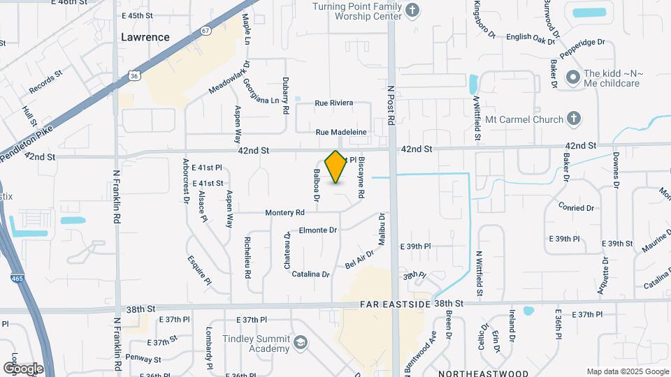 8744 Montery Ct Map and Location Details
