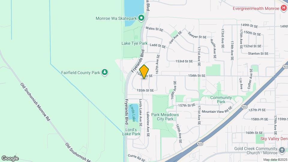 15435 165th Ave SE Map and Location Details