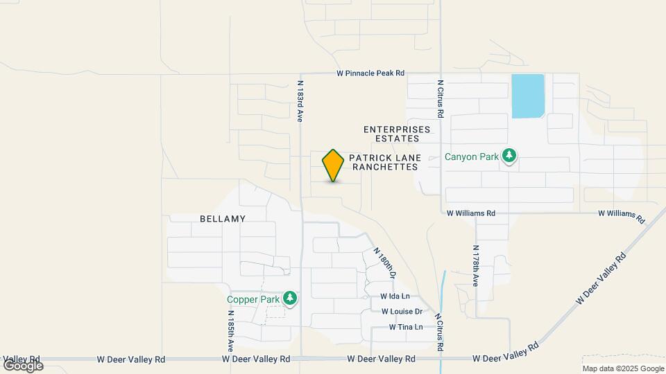 18207 W Daley Ln Map and Location Details