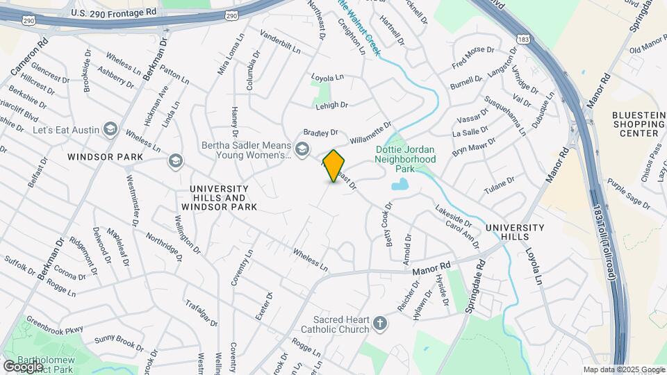 6407 Auburn Dr Map and Location Details