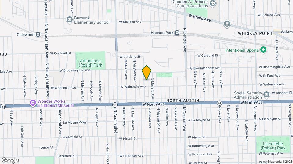1717 N Monitor Ave, Unit 1 Map and Location Details