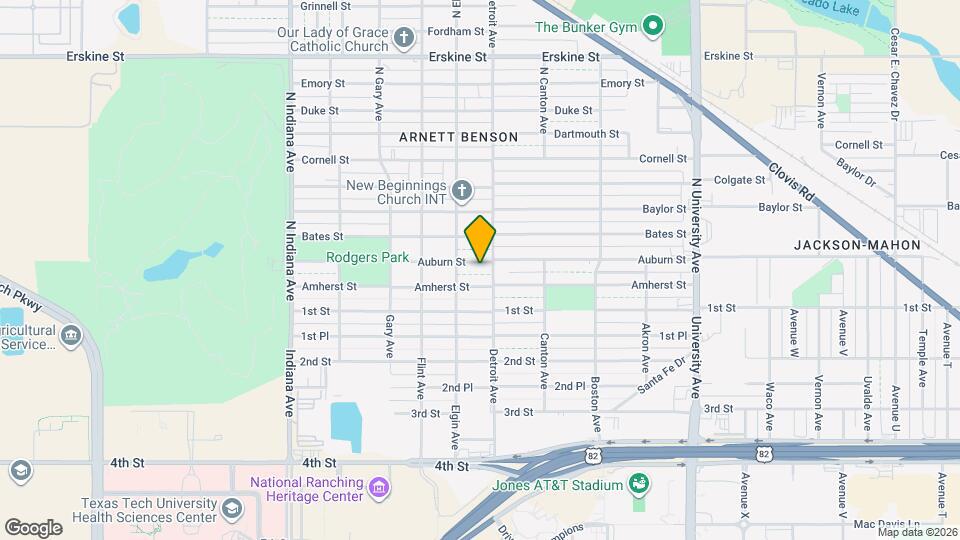 2907 Auburn St Map and Location Details