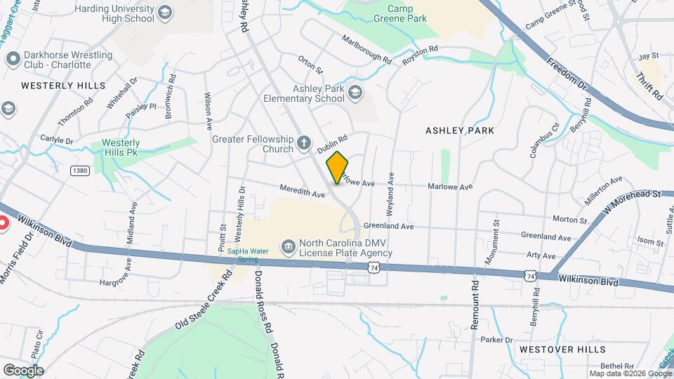 2615 Ashley Rd Mapa y Detalles de la Ubicación