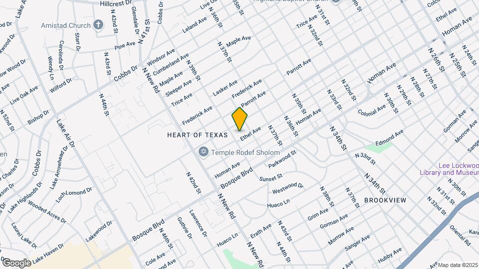 3821 Ethel Ave Mapa y Detalles de la Ubicación