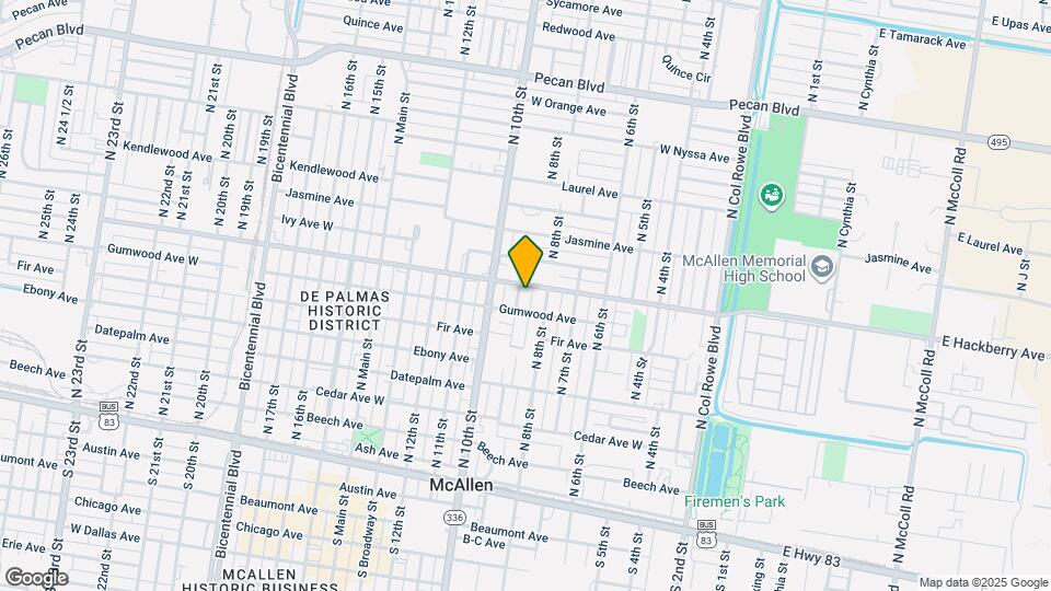 712 N 9th St Map and Location Details