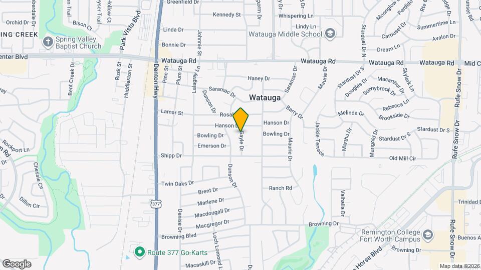 5929 Gayle Dr Map and Location Details