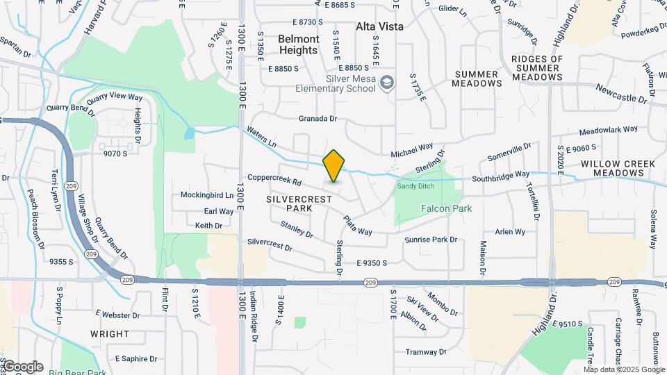 9164 Coppercreek Cir Map and Location Details