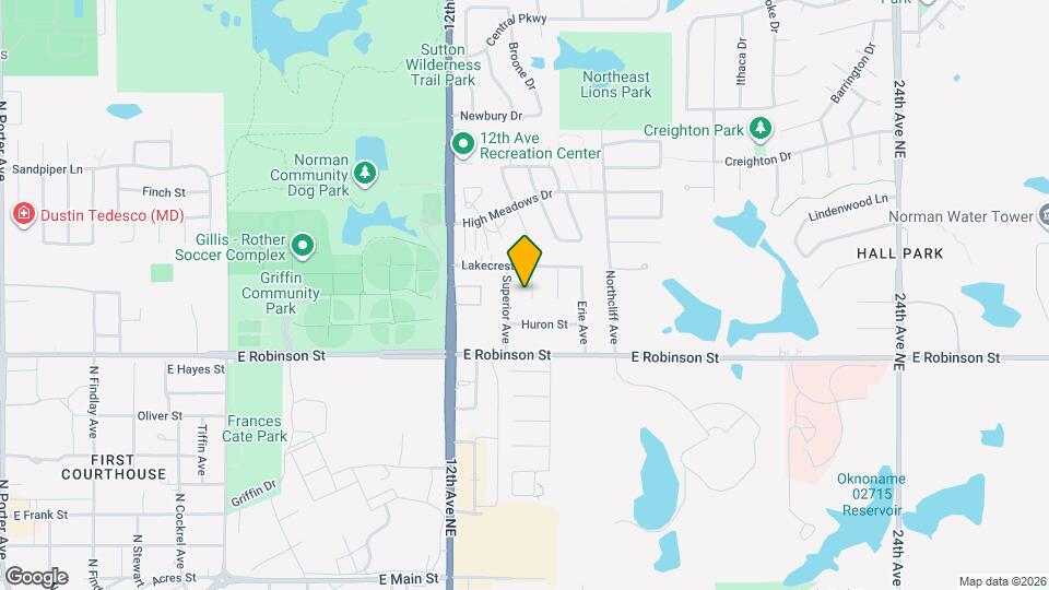 1310 Keystone Ln Map and Location Details