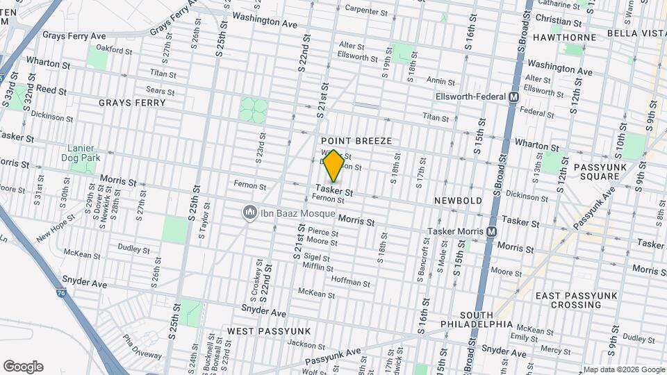 1553 S Woodstock St Map and Location Details