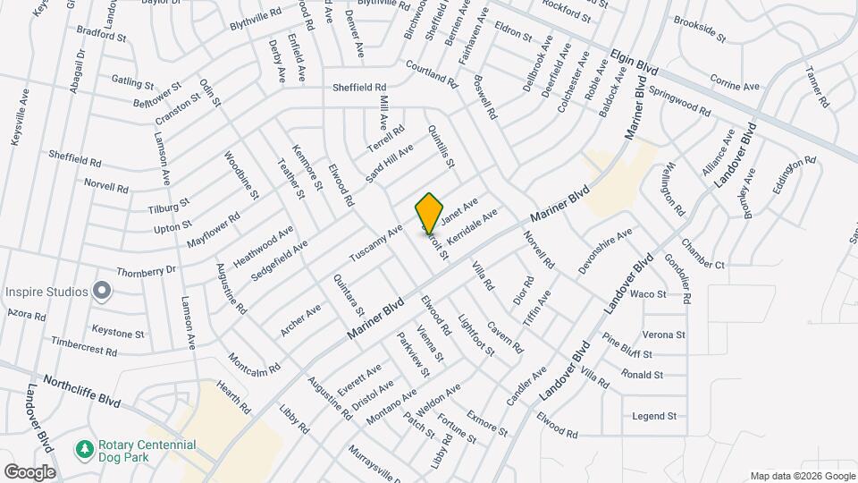 4483 Detroit St Map and Location Details