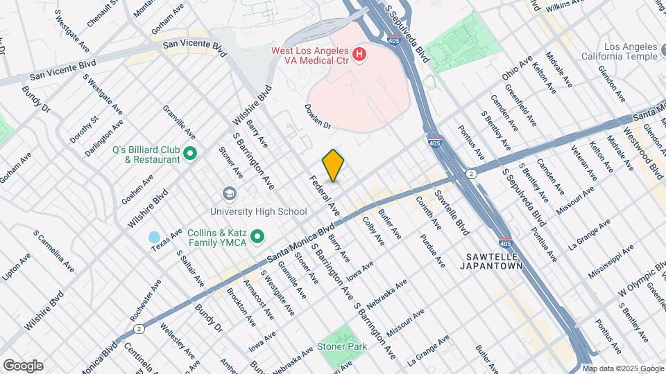1449 Colby Ave Mapa y Detalles de la Ubicación