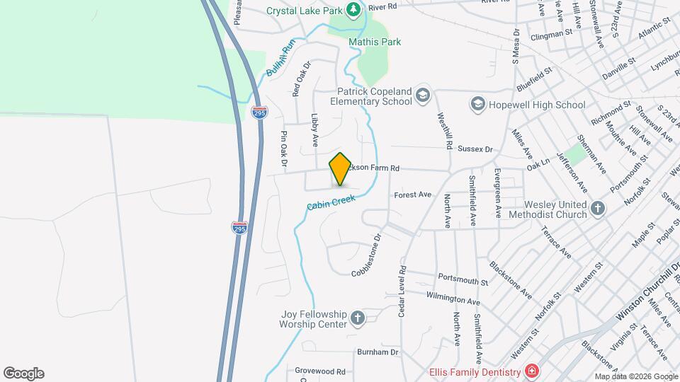 3610 Woodside Ct Map and Location Details