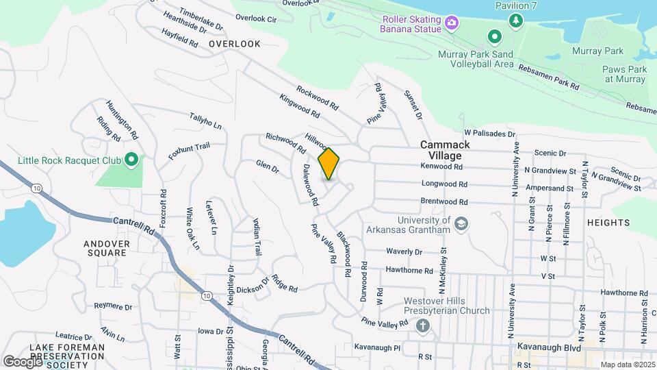 2801 Circlewood Rd Map and Location Details