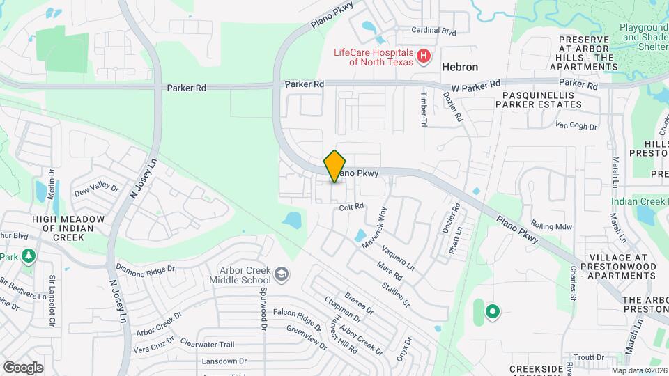 The Colby at Castle Hills Mapa y Detalles de la Ubicación