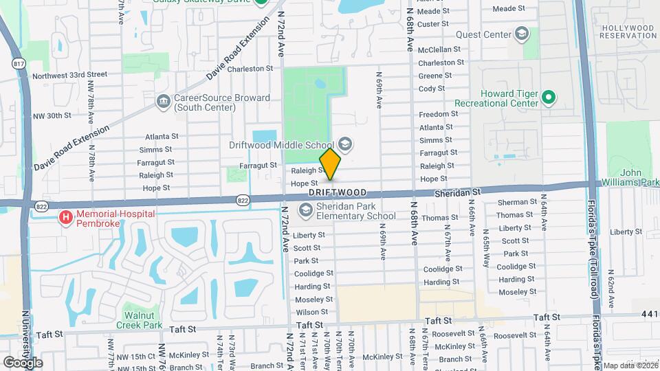 7060 Hope St Map and Location Details