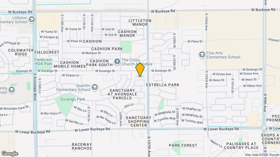 10760 W Overlin Ln Map and Location Details