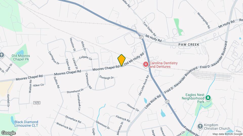 8209 Moores Chapel Rd Map and Location Details