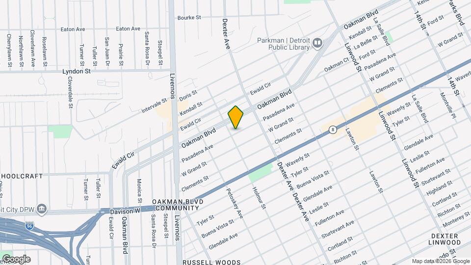3821 Pasadena St Map and Location Details