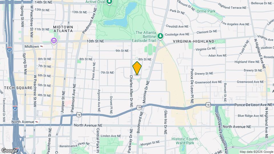 462 Greenwood Ave NE Map and Location Details