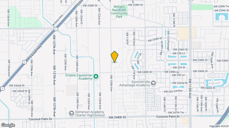 23801 SW 120th Ave, Unit SI ID1255486P Mapa y Detalles de la Ubicación