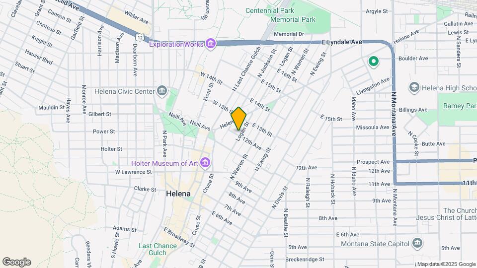 636 Logan St Map and Location Details