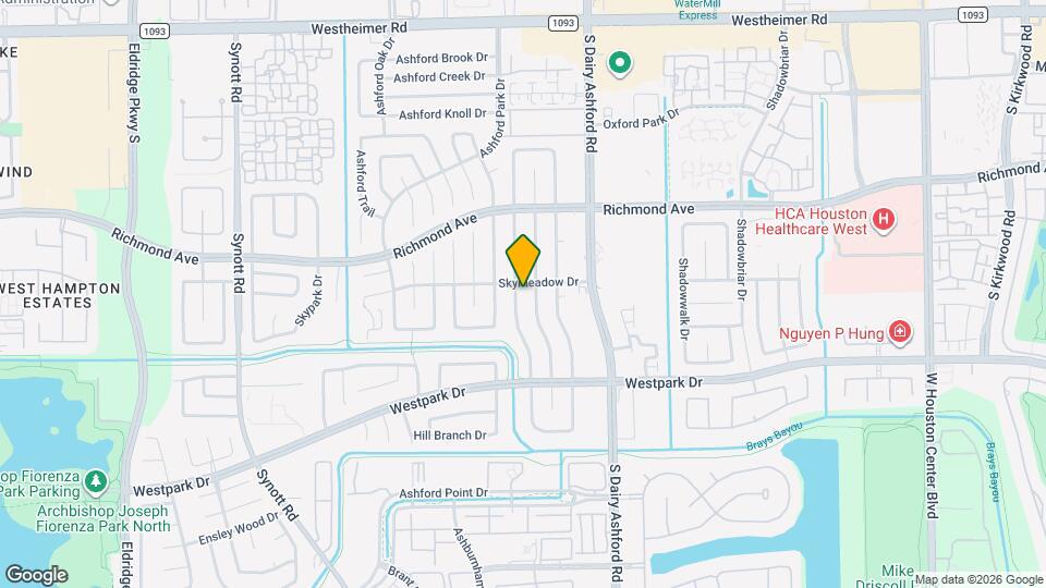 3307 Ashfield Dr Map and Location Details