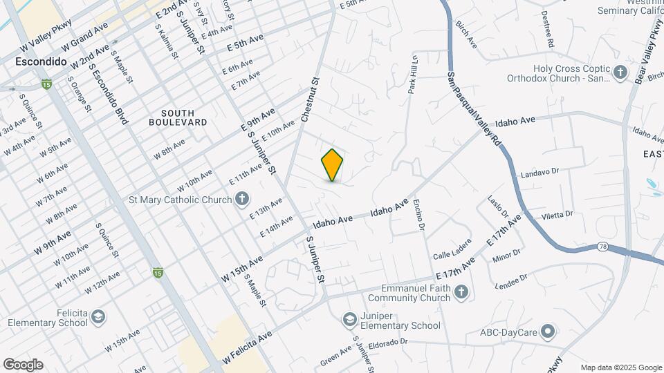 440 Chestnut Ln Map and Location Details