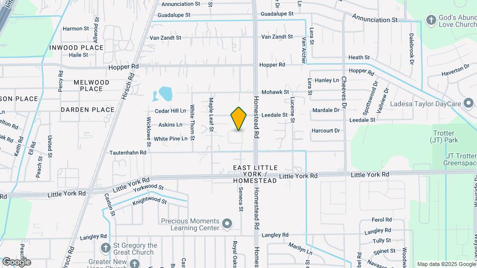 5838 Northern Oak St Map and Location Details