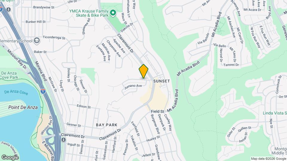 4907 Iroquois Ave Map and Location Details