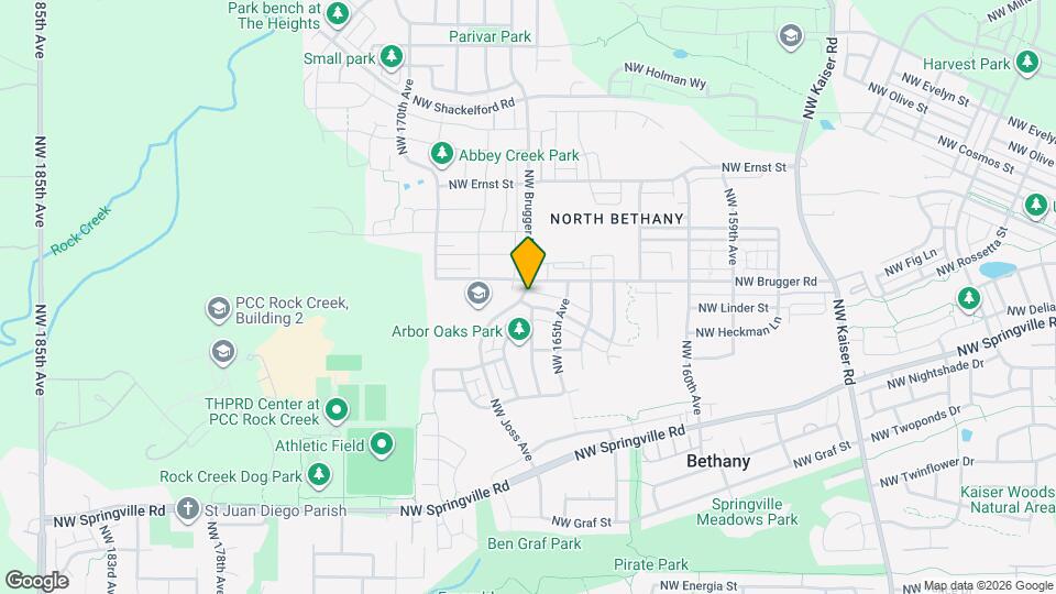 16629 NW Rossetta St Map and Location Details