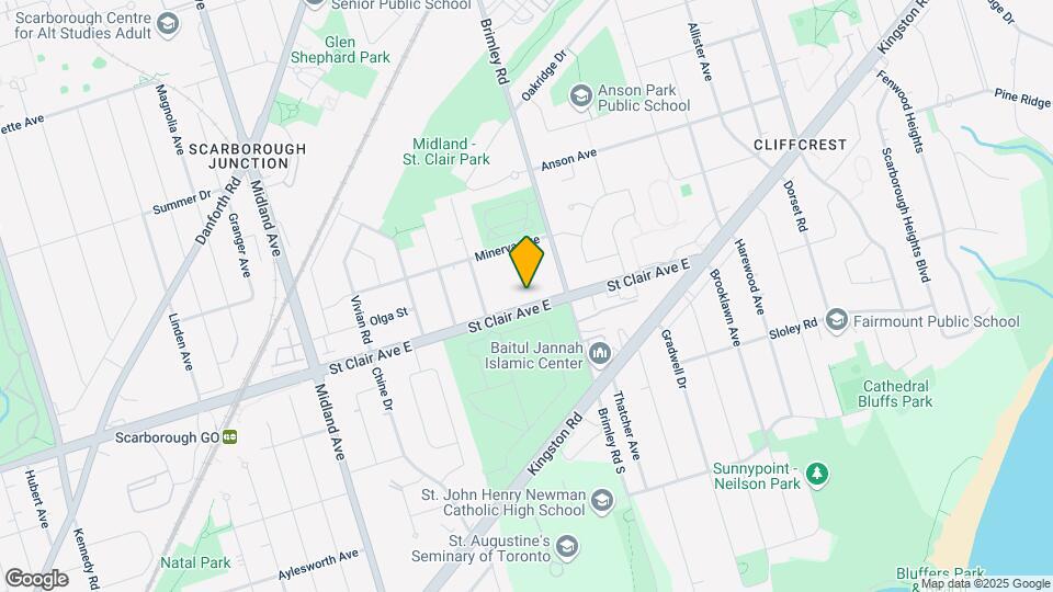 3744 St Clair Ave E Map and Location Details