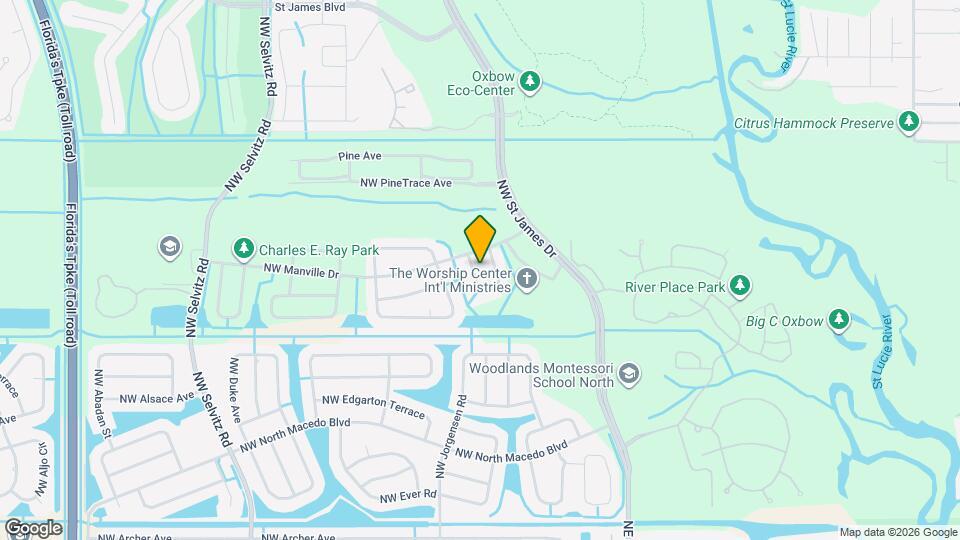 6461 NW Friendly Cir Map and Location Details