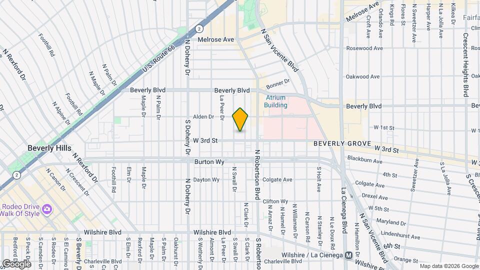 141 S Clark Dr, Unit 101 Map and Location Details