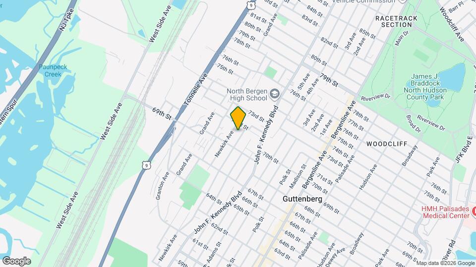 7101 Durham Ave, Unit #2 Mapa y Detalles de la Ubicación