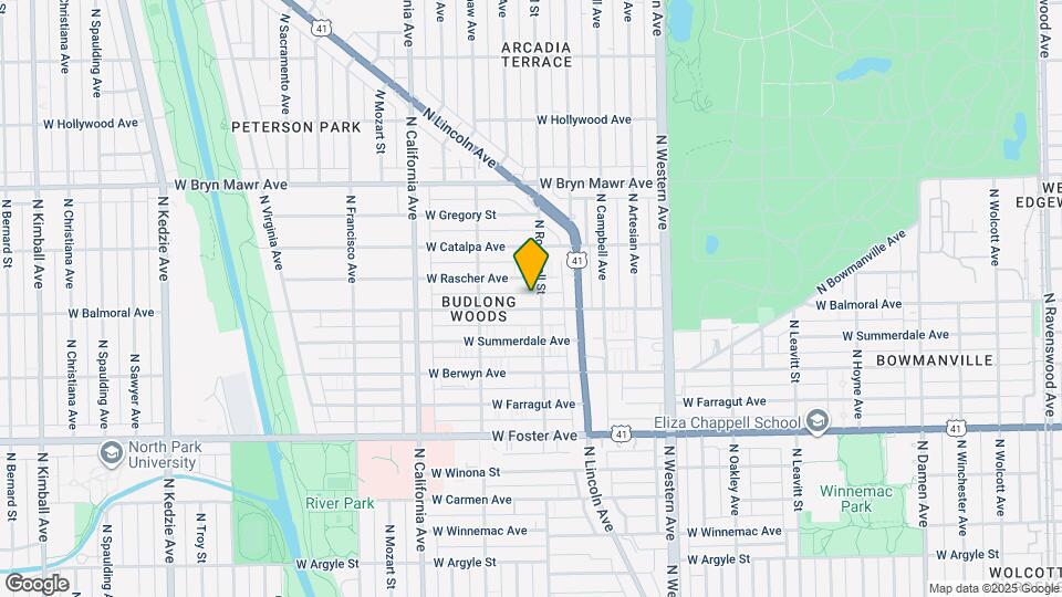 2610 W Balmoral Ave Map and Location Details